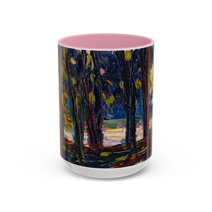 In the Park of St. Cloud by Wassily Kandinsky Colorful Mugs (11oz, 15oz)