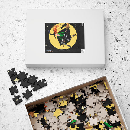 A Witch’s Moonlit Flight Puzzle (110, 252, 520, 1014-piece)