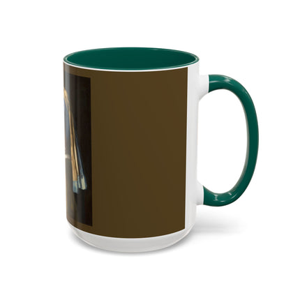 Girl with a Pearl Earring by Johannes Vermeer Colorful Mugs (11oz, 15oz)