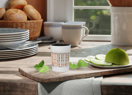 Amsterdam Canal Houses by Johan Teyler Ceramic Shot Glass