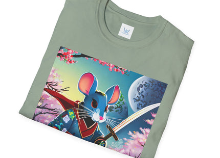 Cyber Samurai Rat Softstyle T-Shirt