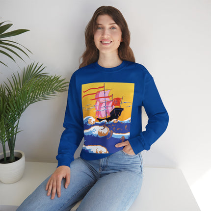 Golden Seas and Whimsical Dreams Heavy Blend™ Crewneck Sweatshirt
