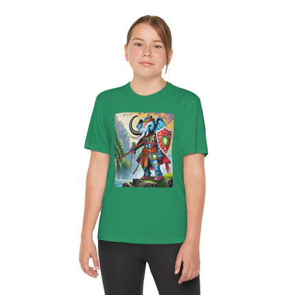 Cyberpunk Elephant Youth Competitor Tee