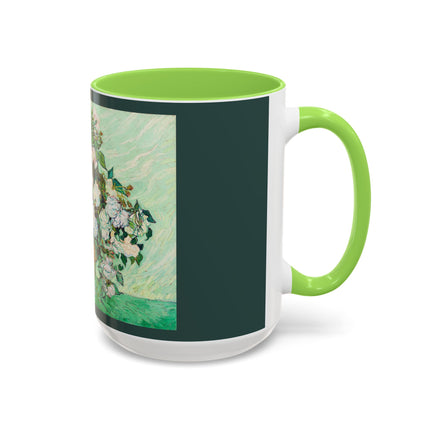 Roses by Vincent Van Gogh Colorful Mugs (11oz, 15oz)