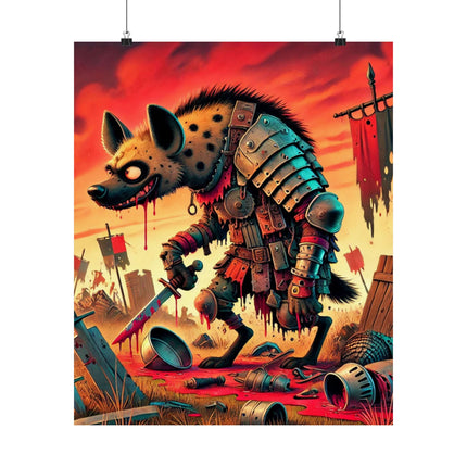 🦴🐾 The Cunning Scavenger Matte Vertical Poster – Survival, Strategy & Dark Fantasy
