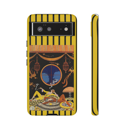 Falbalas et fanfreluches La paresse (Laziness) by George Barbier Phone Cases