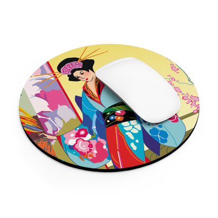 A Timeless Journey by Umberto Brunelleschi Mouse Pad, Round and Rectangle