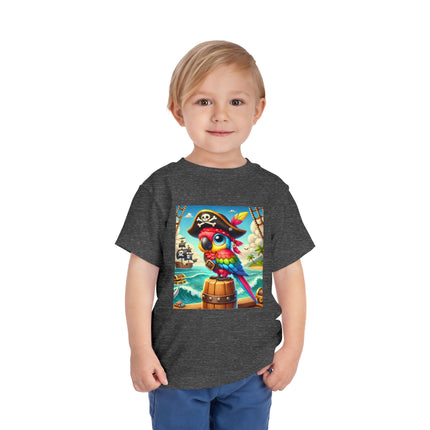 Captain Parrot and the Treasure Seas Toddler Short Sleeve Tee