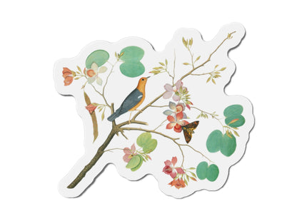 Orange-Headed Ground Thrush by Shaikh Zain al–Din Die-Cut Magnets (5 Sizes)