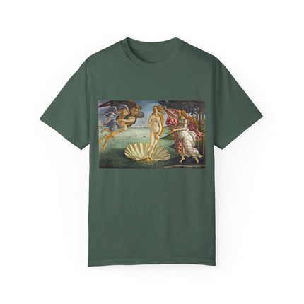 Birth of Venus by Sandro Botticelli Unisex Garment-Dyed T-shirt