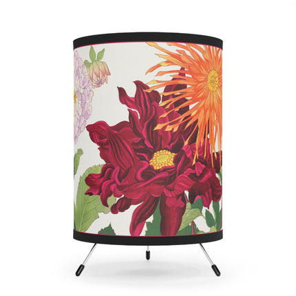 Dahlia Flower by Tanigami Kônan Tripod Lamp