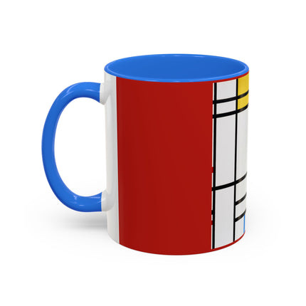 Place de la Concorde by Piet Mondrian Colorful Mugs (11oz, 15oz)