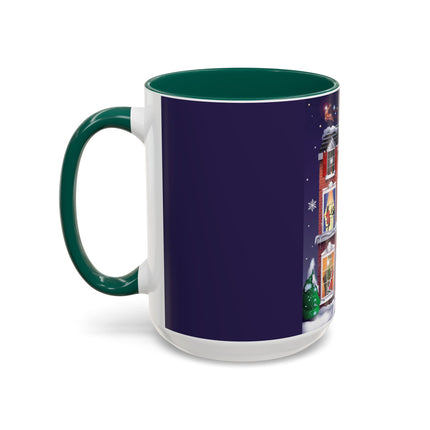 A Christmas Eve Celebration Colorful Mugs (11oz, 15oz)