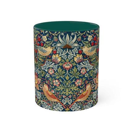 Strawberry Thief by William Morris Colorful Mugs, 11oz