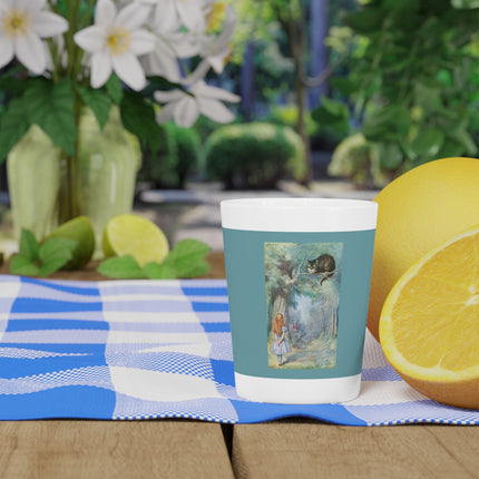 “I growl when I’m pleased, and wag my tail when I’m angry” by Sir John Tenniel Ceramic Shot Glass