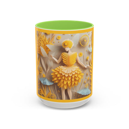 Dandelion Fairy Colorful Mugs (11oz, 15oz)