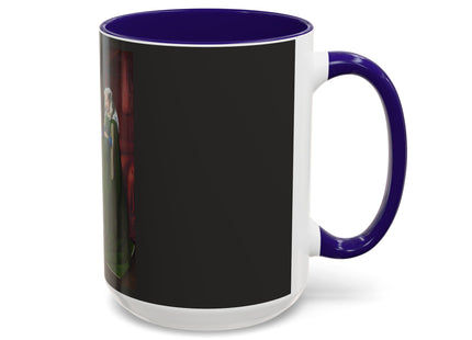 Arnolfini Portrait by Jan Van Eyck Colorful Mugs (11oz, 15oz)