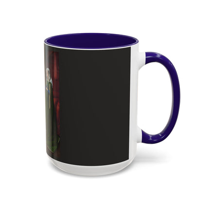 Arnolfini Portrait by Jan Van Eyck Colorful Mugs (11oz, 15oz)