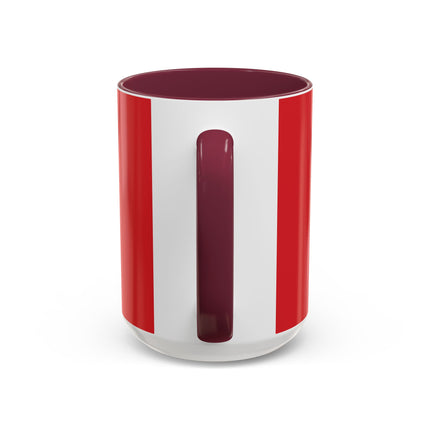 ❤️ The Lady Of The Crimson Scarf Colorful Mug – Art Deco Christmas Elegance