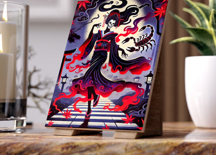 Halloween Sorceress Ceramic Tile