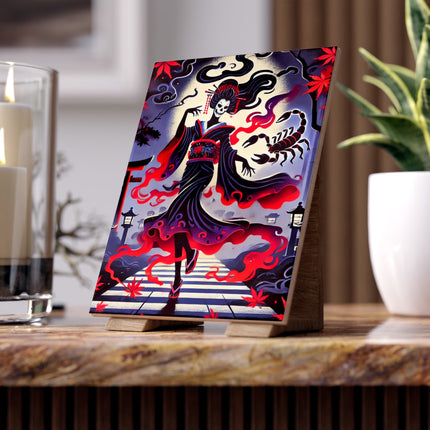 Halloween Sorceress Ceramic Tile
