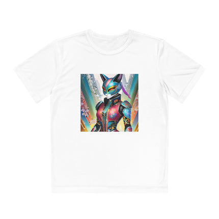 Cyberpunk Chic Youth Competitor Tee