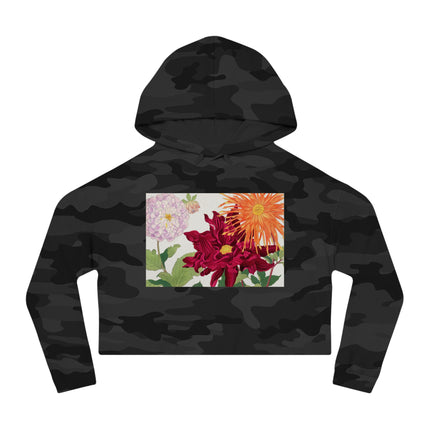Dahlia by Tanigami Kônan Women’s Cropped Hooded Sweatshirt