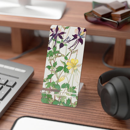 Aquilegia Flower by Tanigami Kônan Mobile Display Stand for Smartphones