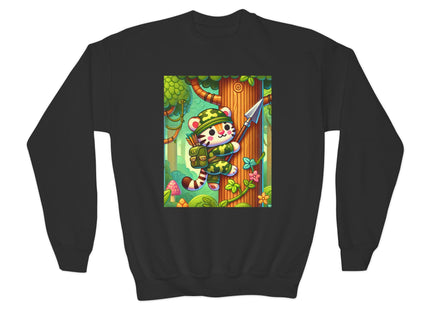 Stealthy Stripes Youth Crewneck Sweatshirt