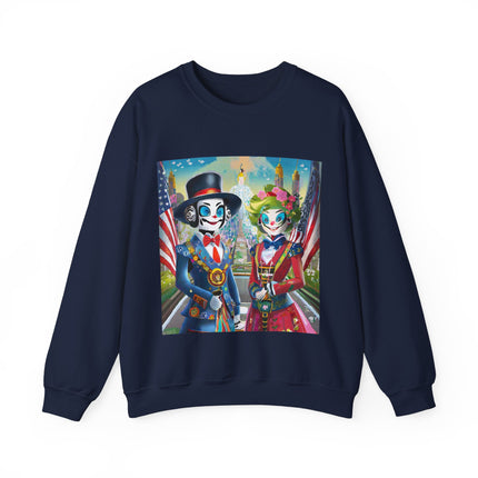 Cyber Punk Warrior Robots Unisex Heavy Blend™ Crewneck Sweatshirt