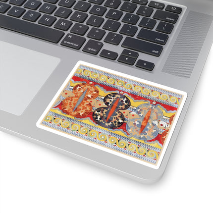 Reproduction of the Shield Frieze by Emile Gilliéron Kiss-Cut Stickers (4 Sizes)