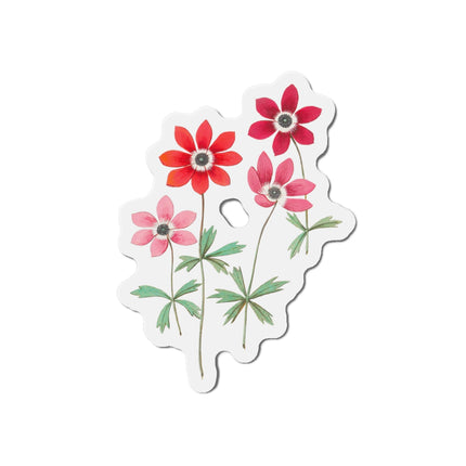 Anemoon, Anemone by Anselmus Boëtius de Boodt Die-Cut Magnets (5 Sizes)