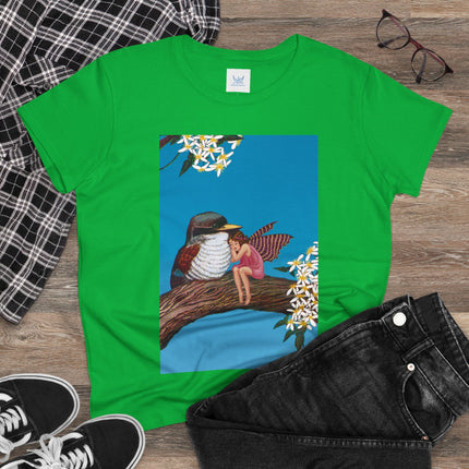 Magnolia Fairy and the Woodland Bird Cotton Tee