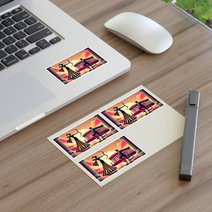 Art Deco Valentine's Romance Sticker Sheets