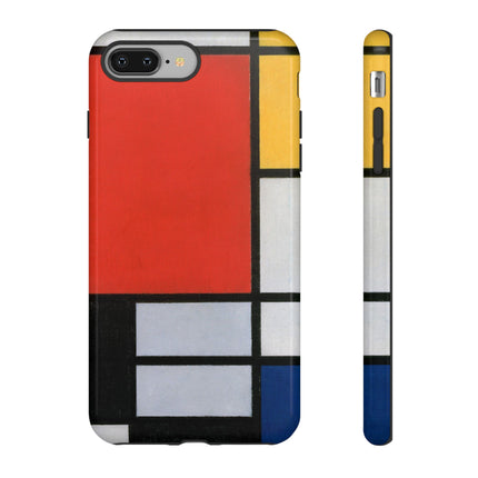 Composition with Red, Yellow, Blue, and Black by Piet Mondrian Phone Cases