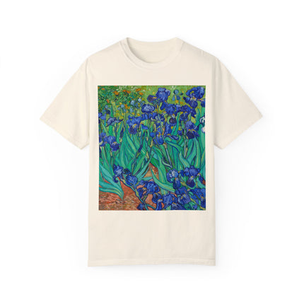 Irises by Van Gogh Unisex Garment-Dyed T-shirt