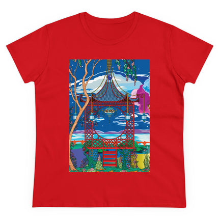Serene Splendor Women's Midweight Cotton Tee