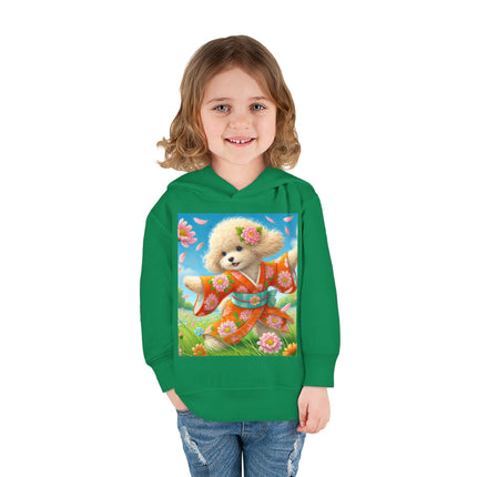 Chrysanthemum Meadow Play Toddler Pullover Fleece Hoodie