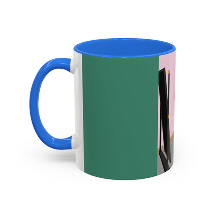 The Yellow Hat Colorful Mugs – 1920s Vogue Whimsy & Playful Elegance