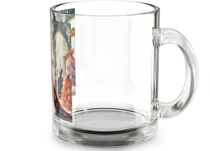 Couture & Wings Glass Mug, 10oz