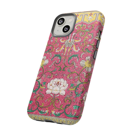 Pink Floral Pattern by Owen Jones Phone Cases