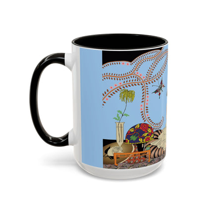 Minuit … ou l’appartement à la mode by George Barbier Colorful Mugs (11oz, 15oz)