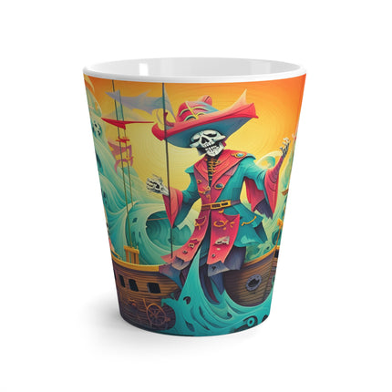 Skeleton Crew of the Misty Seas Latte Mug