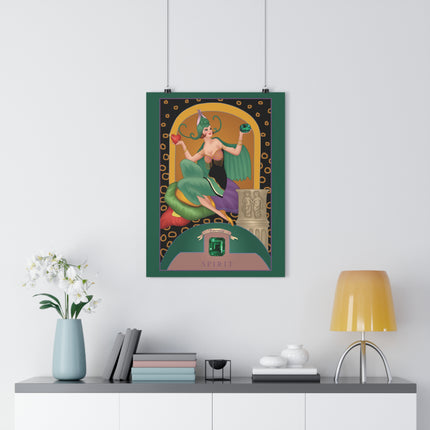 May & Emerald (from the Gem Series) by Sofia Chiostri Giclée Art Print