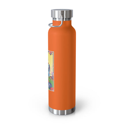 A Timeless Journey by Umberto Brunelleschi Copper Vacuum Insulated Bottle, 22oz
