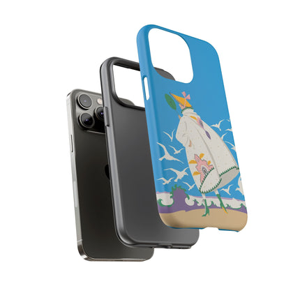 Seaside Wanderer Phone Case – Whimsical Charm & Coastal Delight