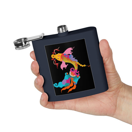 Golden Koi Flask – Lucky Swim & Vibrant Fortune