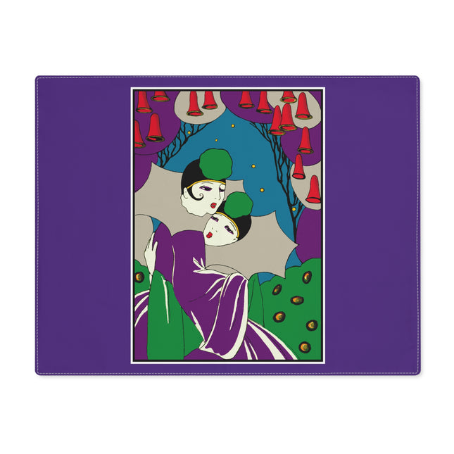 Two Pierrots Placemat, 1pc