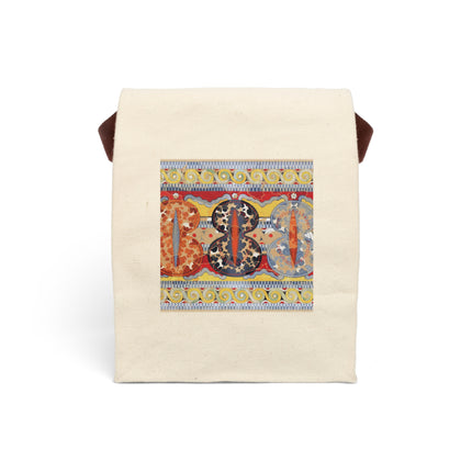 Reproduction of the Shield Frieze by Emile Gilliéron Canvas Lunch Bag With Strap