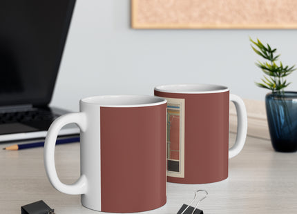 Pompeii Wall Pl.20 by Victor Steeger Ceramic Mug 11oz